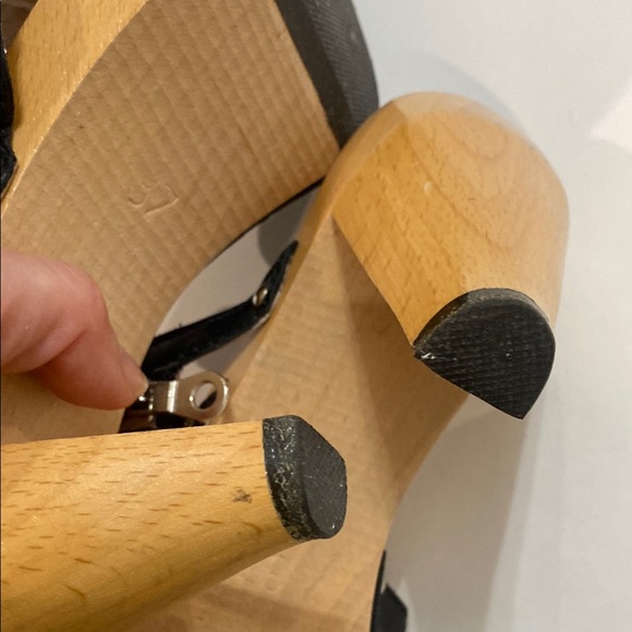 Black Leather Mules by Berkemann Size 37 - Picture 11 of 15